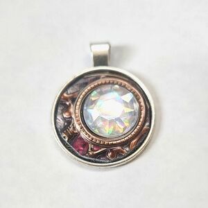 Elegant Silver and Gold Pendant